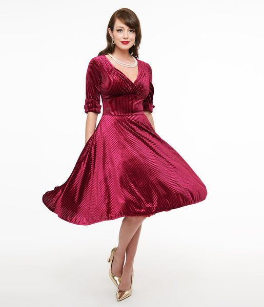 Merlot velvet dress best sale