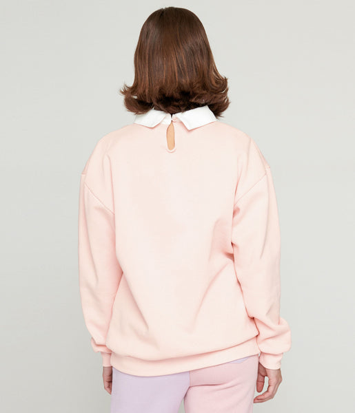 Unique Vintage Cakeworthy Pink Minnie Mouse Comic Collared Sweatshirt | Size 2x