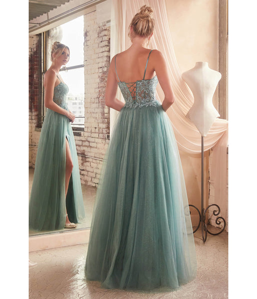 Dusty emerald dress best sale