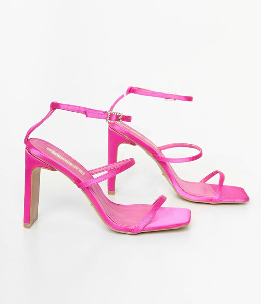 Hot pink strappy on sale shoes