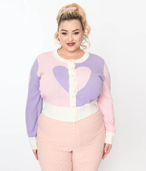 Light pink plus size cardigan best sale