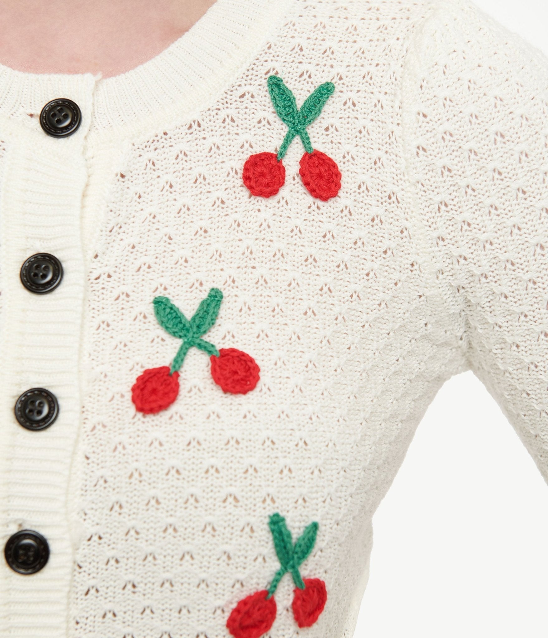 High quality 50s era hand crochet cardigan