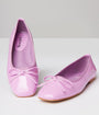 1960s Lilac Patent Leatherette Flats