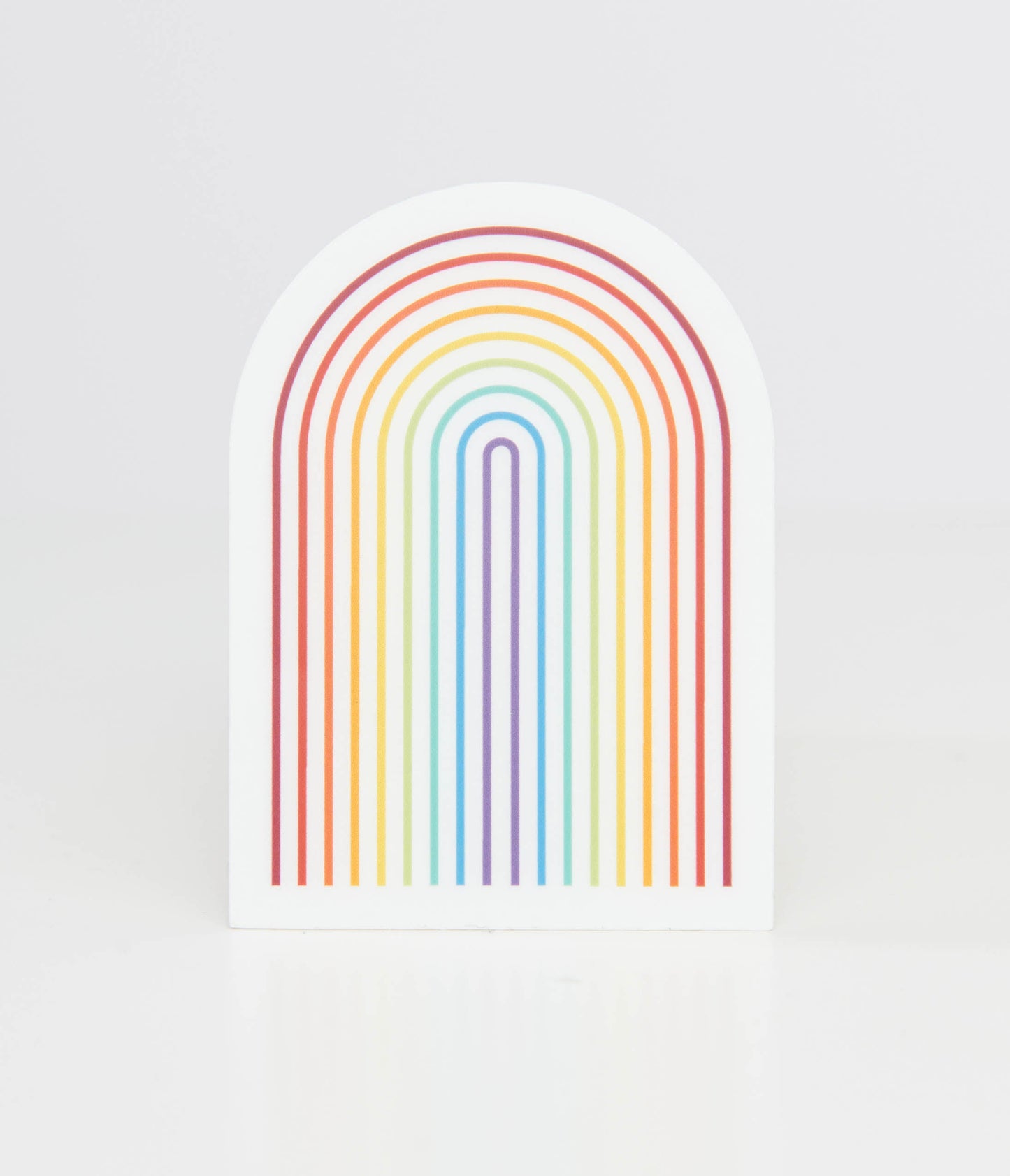 1970s Retro Rainbow Vinyl Sticker - Unique Vintage - Womens, ACCESSORIES, GIFTS/HOME