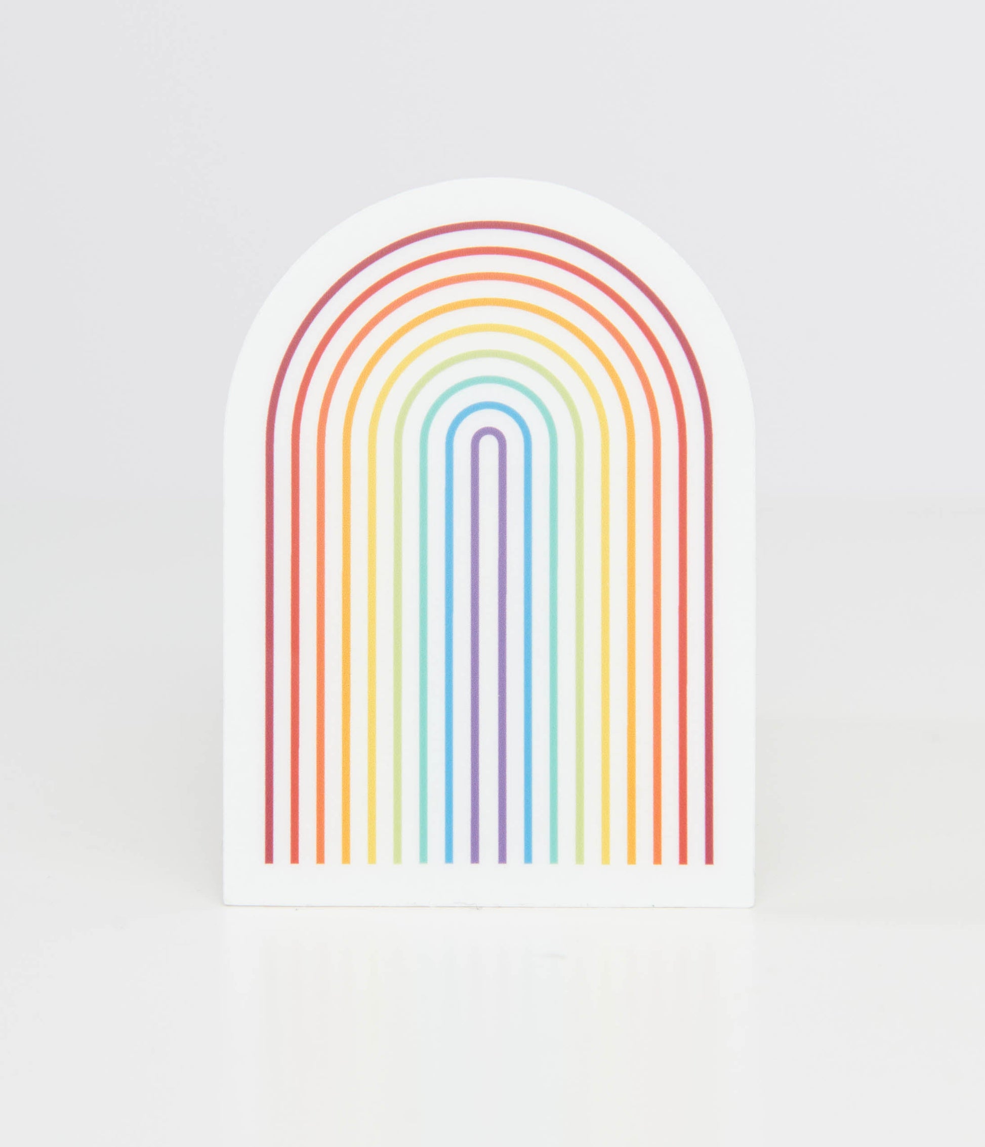 1970s Retro Rainbow Vinyl Sticker - Unique Vintage - Womens, ACCESSORIES, GIFTS/HOME