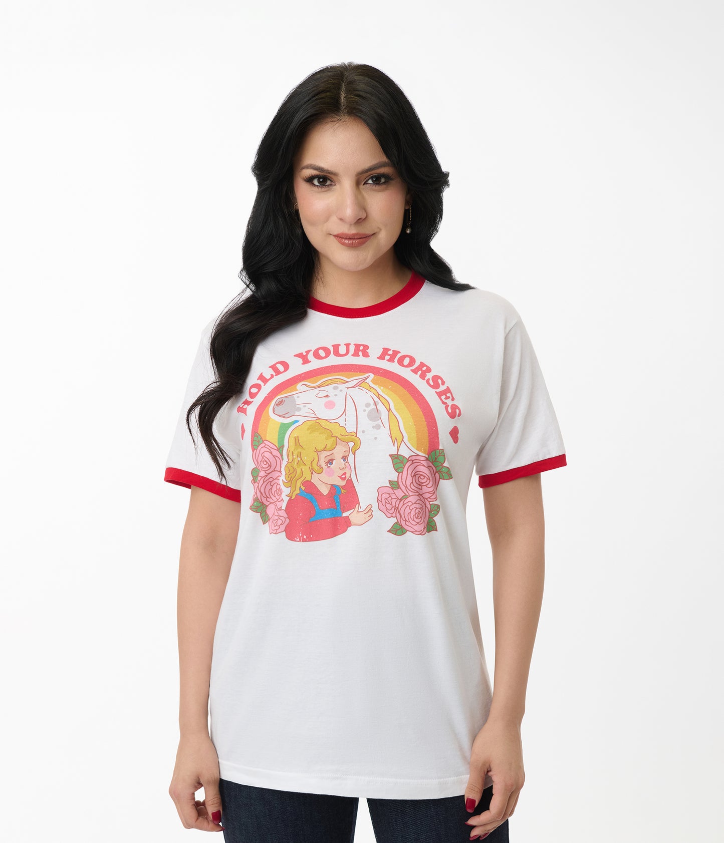 Femfetti Hold Your Horses Cotton Unisex Graphic Tee