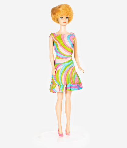 Barbie x Unique Vintage 1960s Style Swirly Cue Shift Dress - Unique Vintage - Womens, DRESSES, SHIFTS