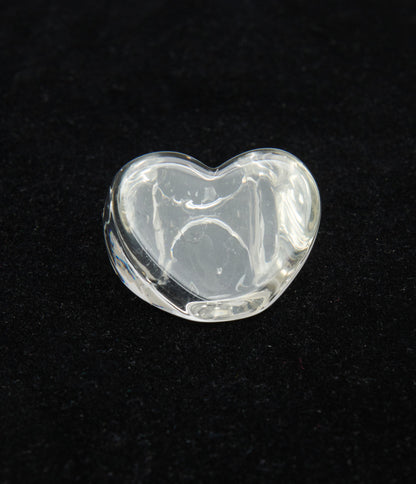 Clear Heart Shaped Acrylic Ring - Unique Vintage - Womens, ACCESSORIES, JEWELRY