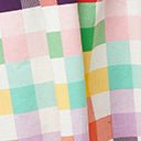 Collectif Rainbow Checkered Halter Waverly Swing Dress - Unique Vintage - Womens, DRESSES, SWING