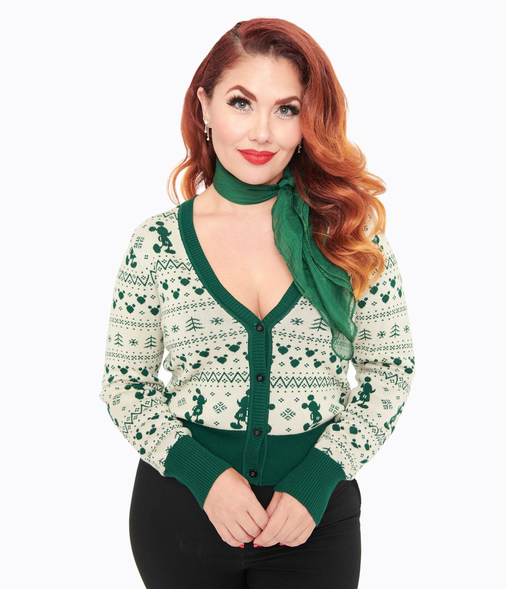 Green mickey sweater sale