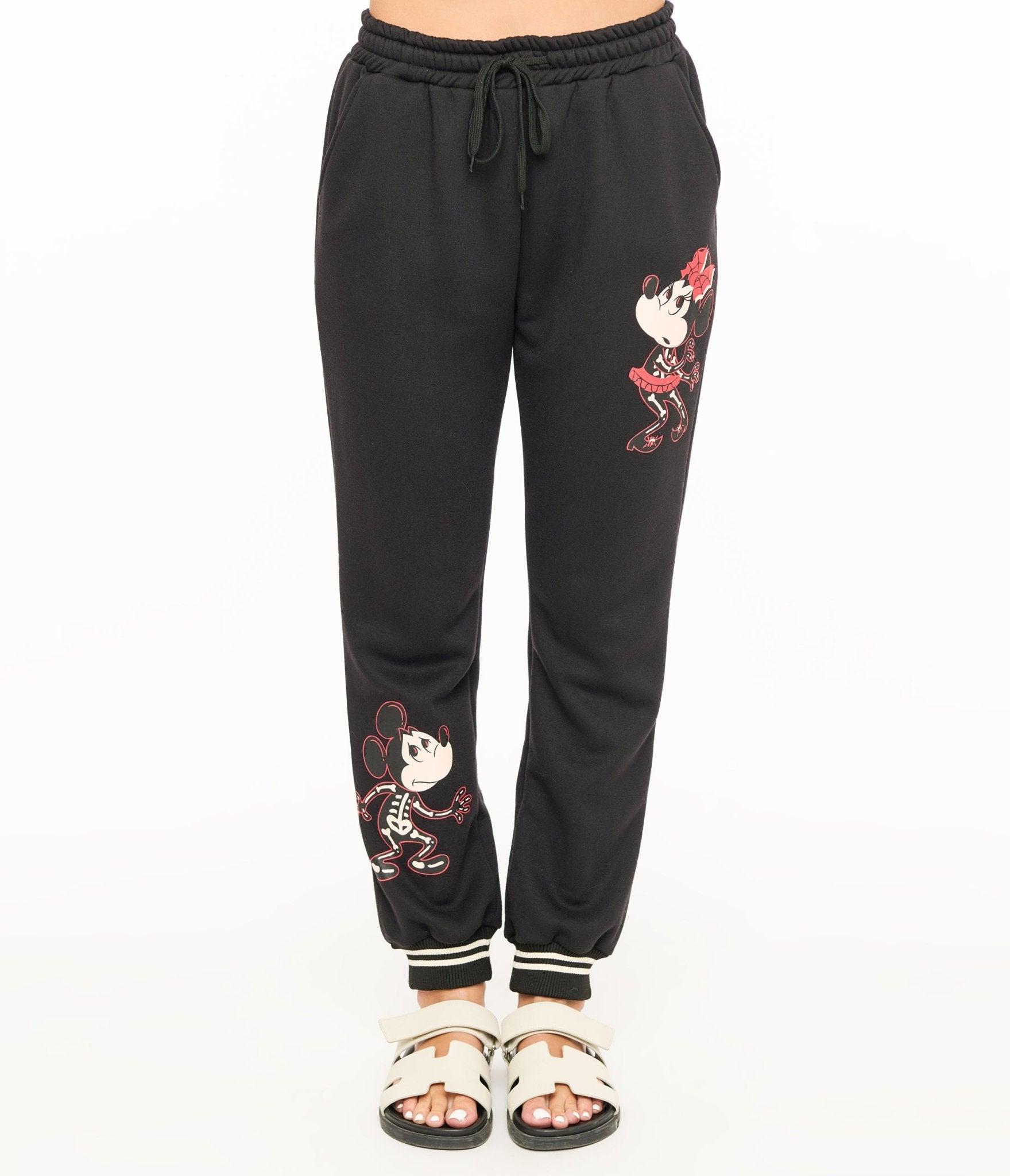 Disney Mickey Halloween collection by Unique Vintage Black Mickey Sweatpants - Unique Vintage - Womens, BOTTOMS, Loungewear