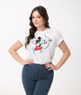 Disney Valentine's Day Collection by Unique Vintage Cupid Mickey Unisex Graphic Tee