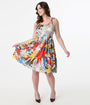 Dolly & Dotty 1950s Pop Art Explosion Amanda Swing Dress