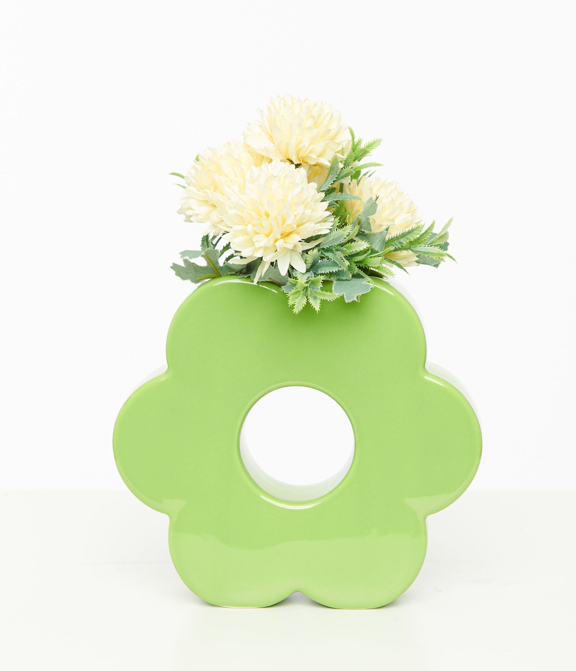 Green Daisy Vase - Unique Vintage - Womens, ACCESSORIES, GIFTS/HOME