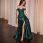 Ladivine by Cinderella Divine Emerald Sequin Applique Sweetheart Prom Dress