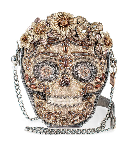 Mary Frances Shining Skull Crossbody Handbag - Unique Vintage - Womens, ACCESSORIES, HANDBAGS