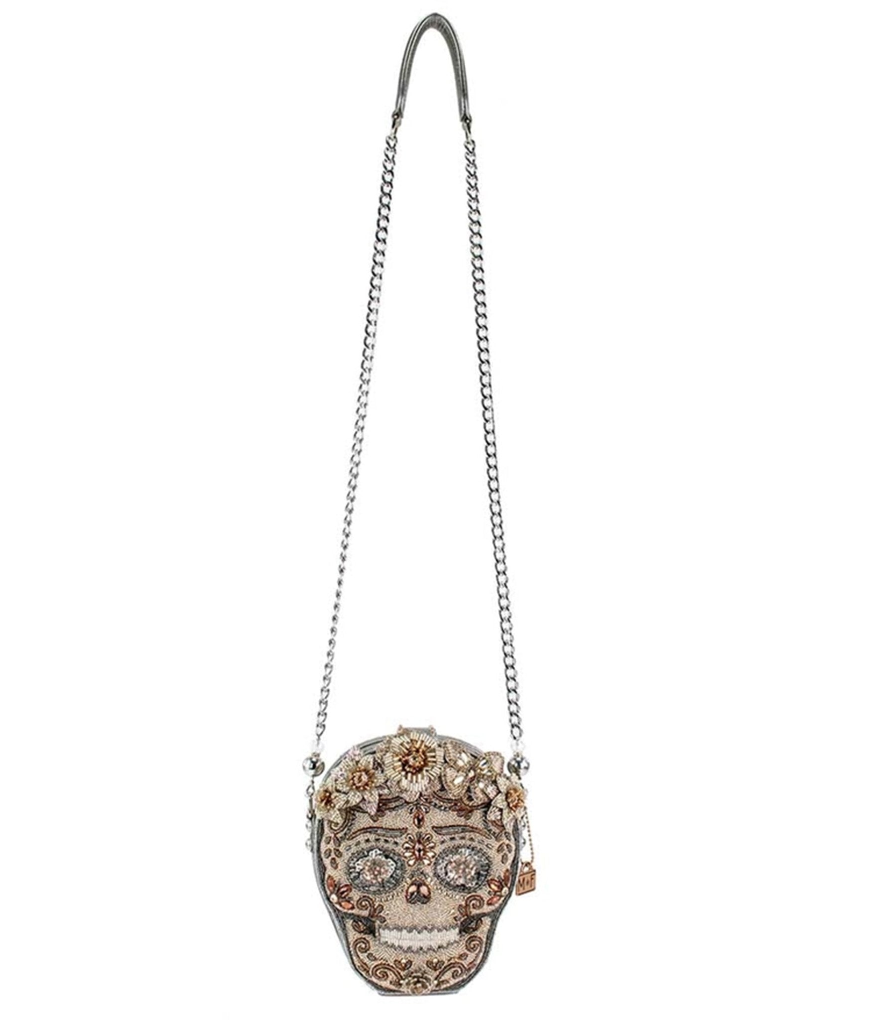 Mary Frances Shining Skull Crossbody Handbag - Unique Vintage - Womens, ACCESSORIES, HANDBAGS