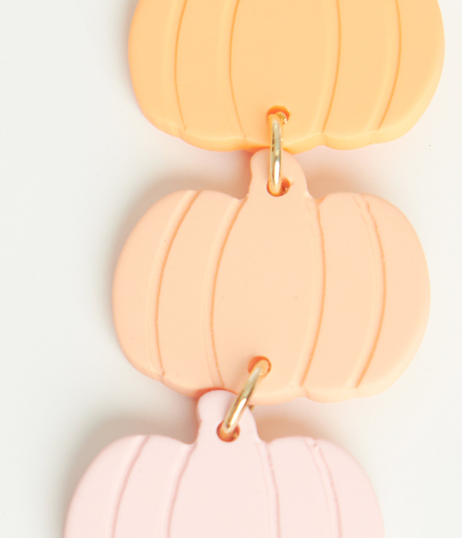 Pastel Pumpkin Drop Earrings - Unique Vintage - Womens, HALLOWEEN, ACCESSORIES