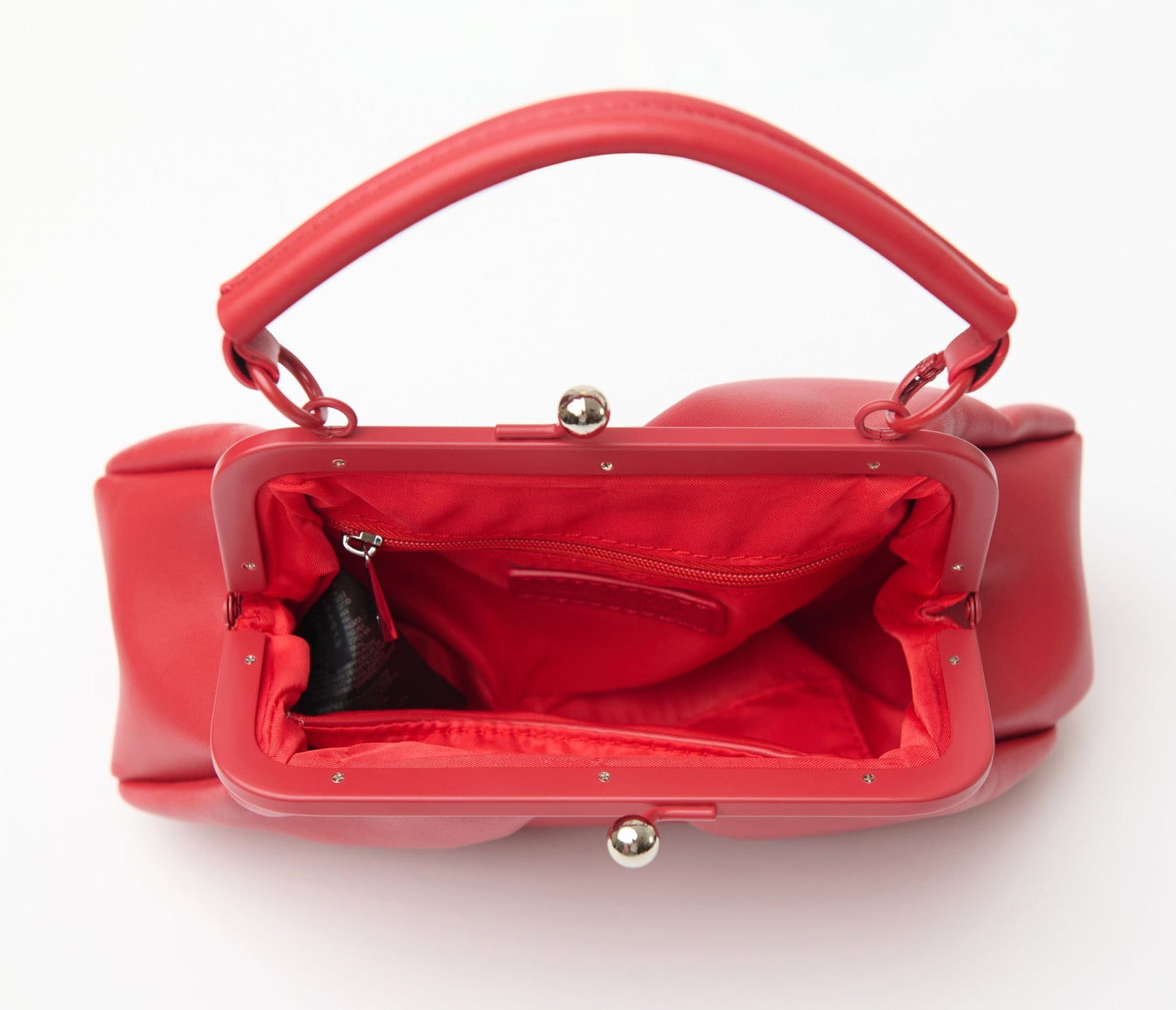 Royal Monk Red Leatherette Shirley Handbag - Unique Vintage - Womens, ACCESSORIES, HANDBAGS