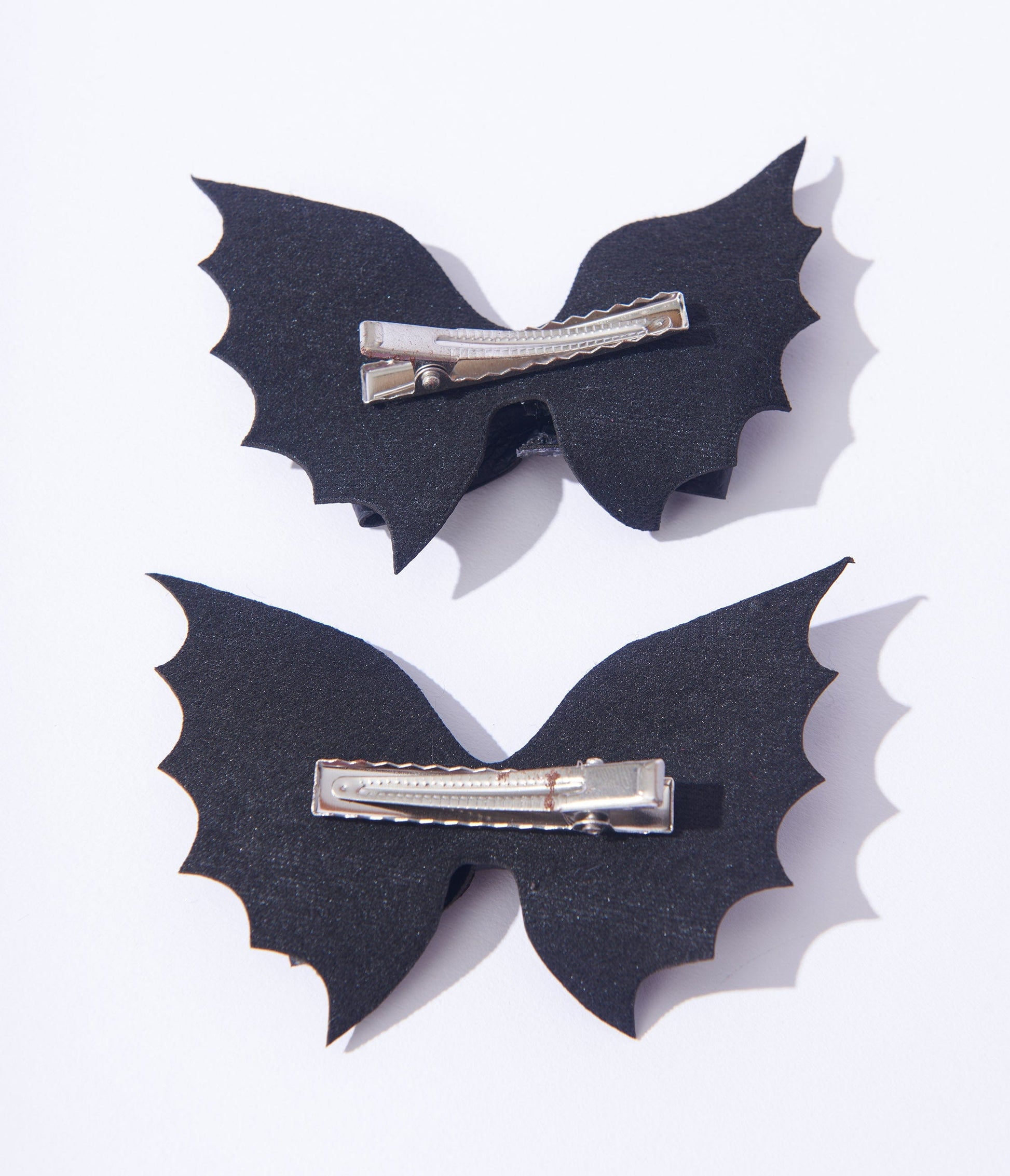 Unique Vintage Black Bat Bow Mini Hair Clips Set - Unique Vintage - Womens, HALLOWEEN, ACCESSORIES