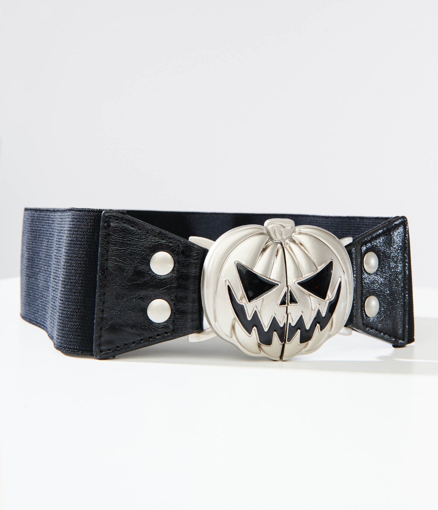 Unique Vintage Black Pumpkin Cinch Belt - Unique Vintage - Womens, HALLOWEEN, ACCESSORIES