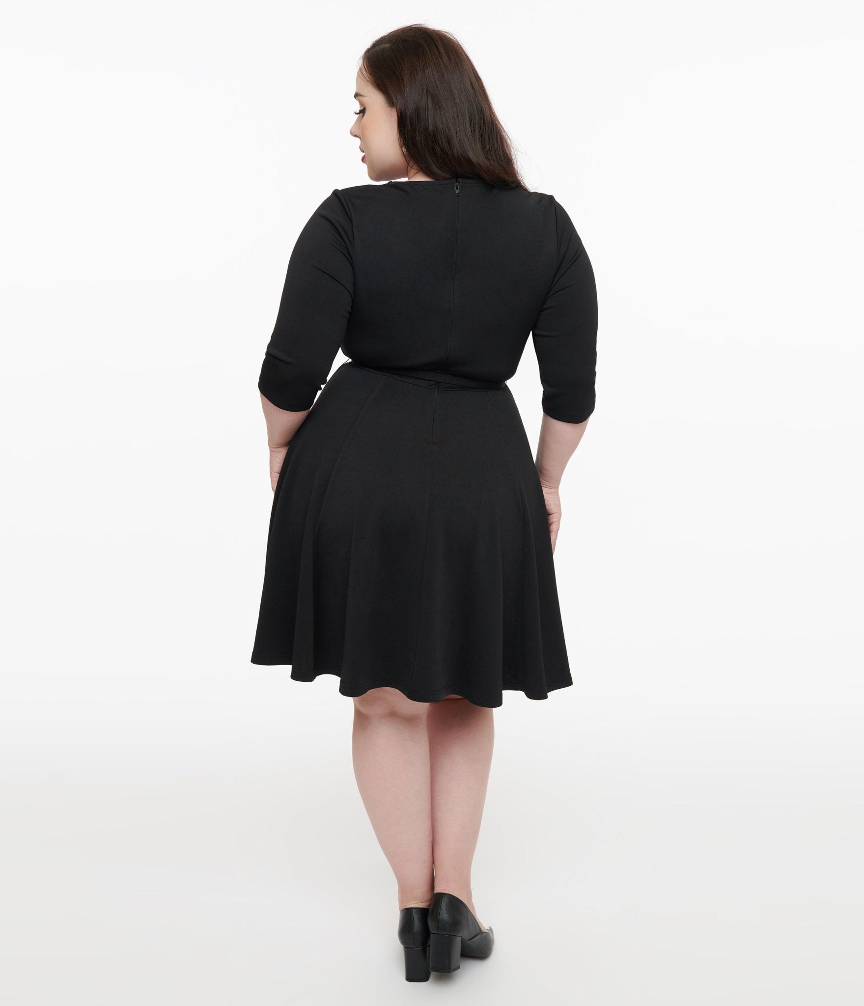 Plus size fit and flare skirt hotsell