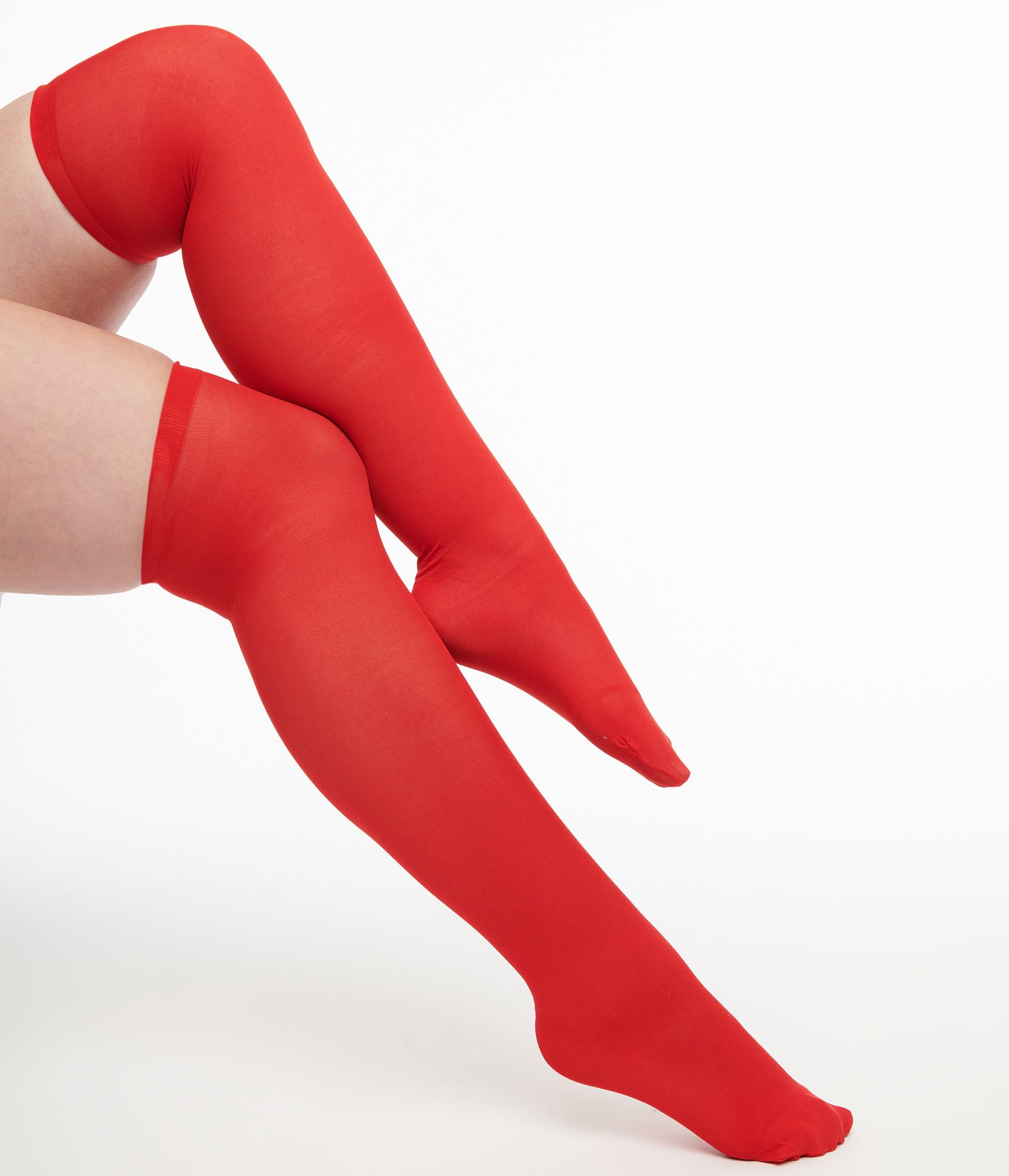 Unique Vintage Red the Knee Tights - Unique Vintage - Womens, ACCESSORIES, HOSIERY