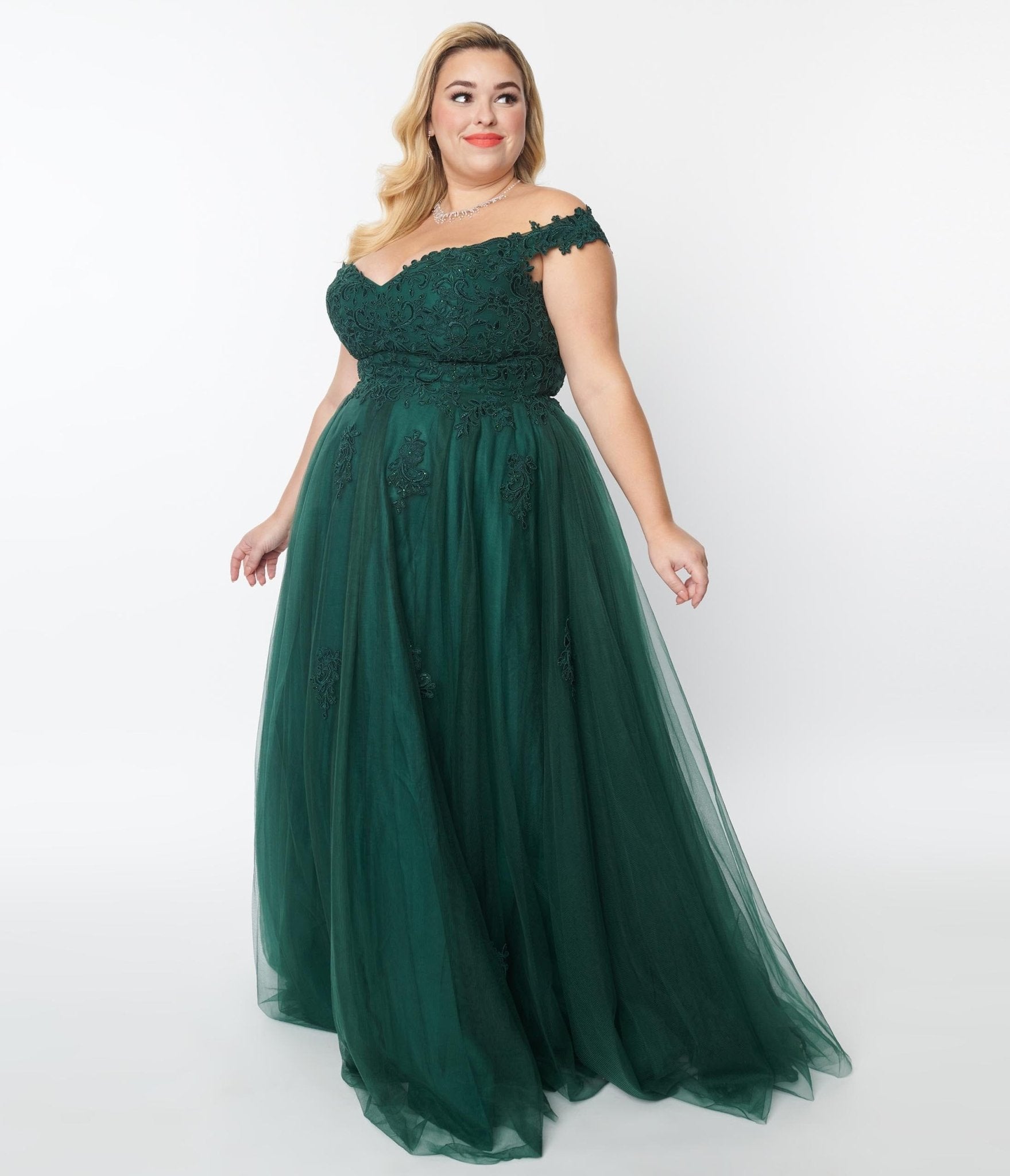 Off shoulder hotsell gown for chubby