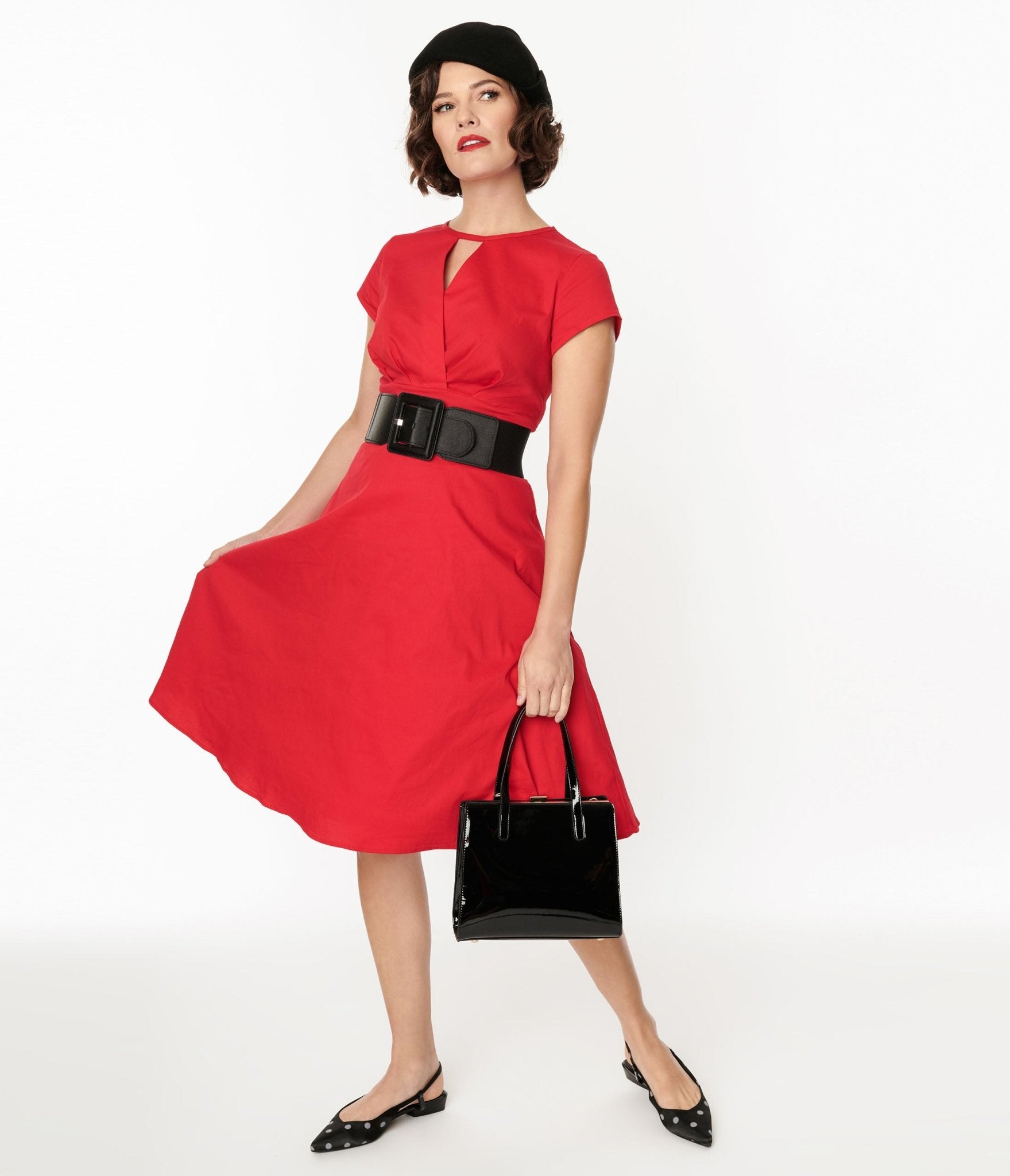 Womens cotton 2025 swing dress