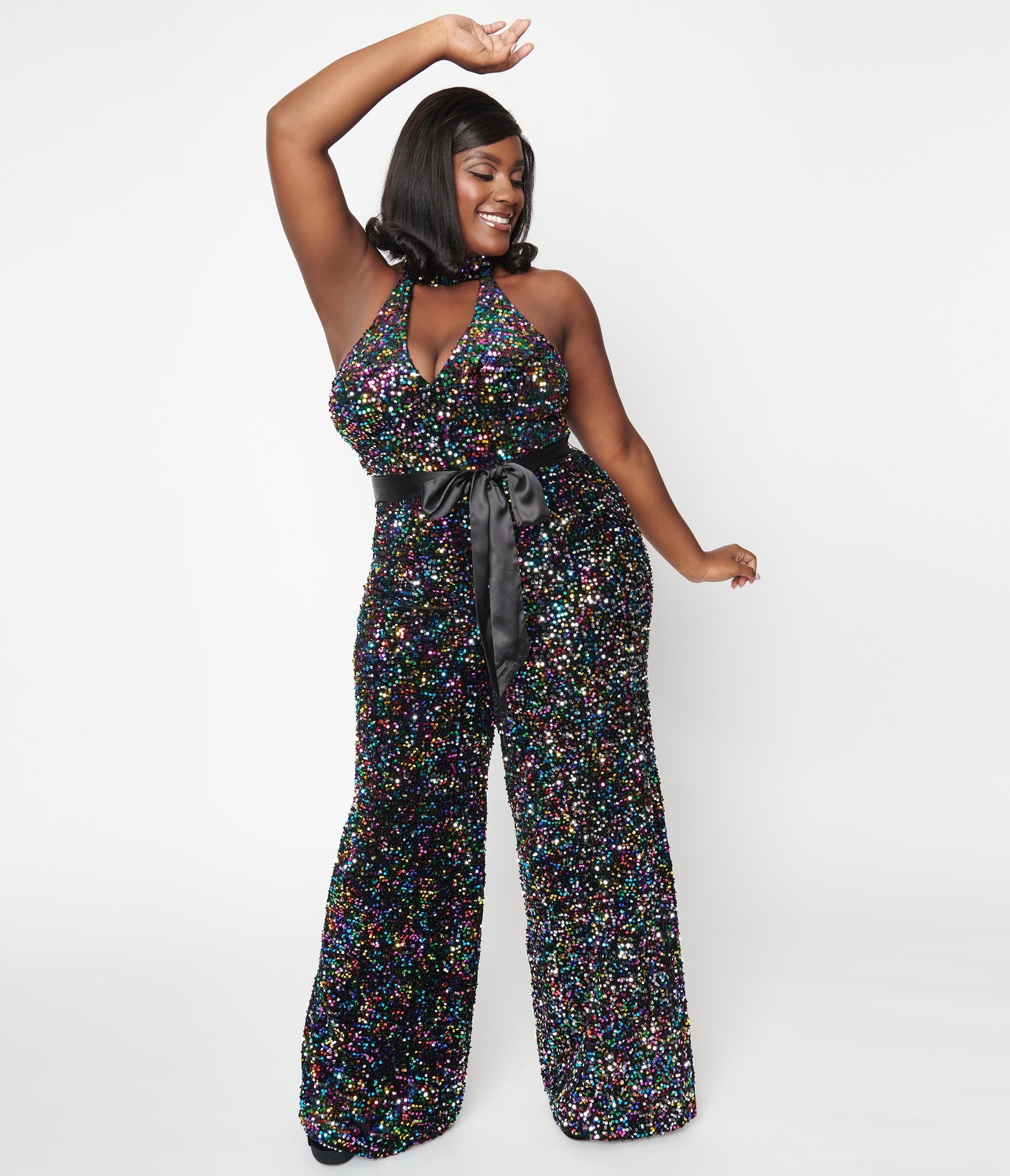 Plus size clearance rainbow sequin