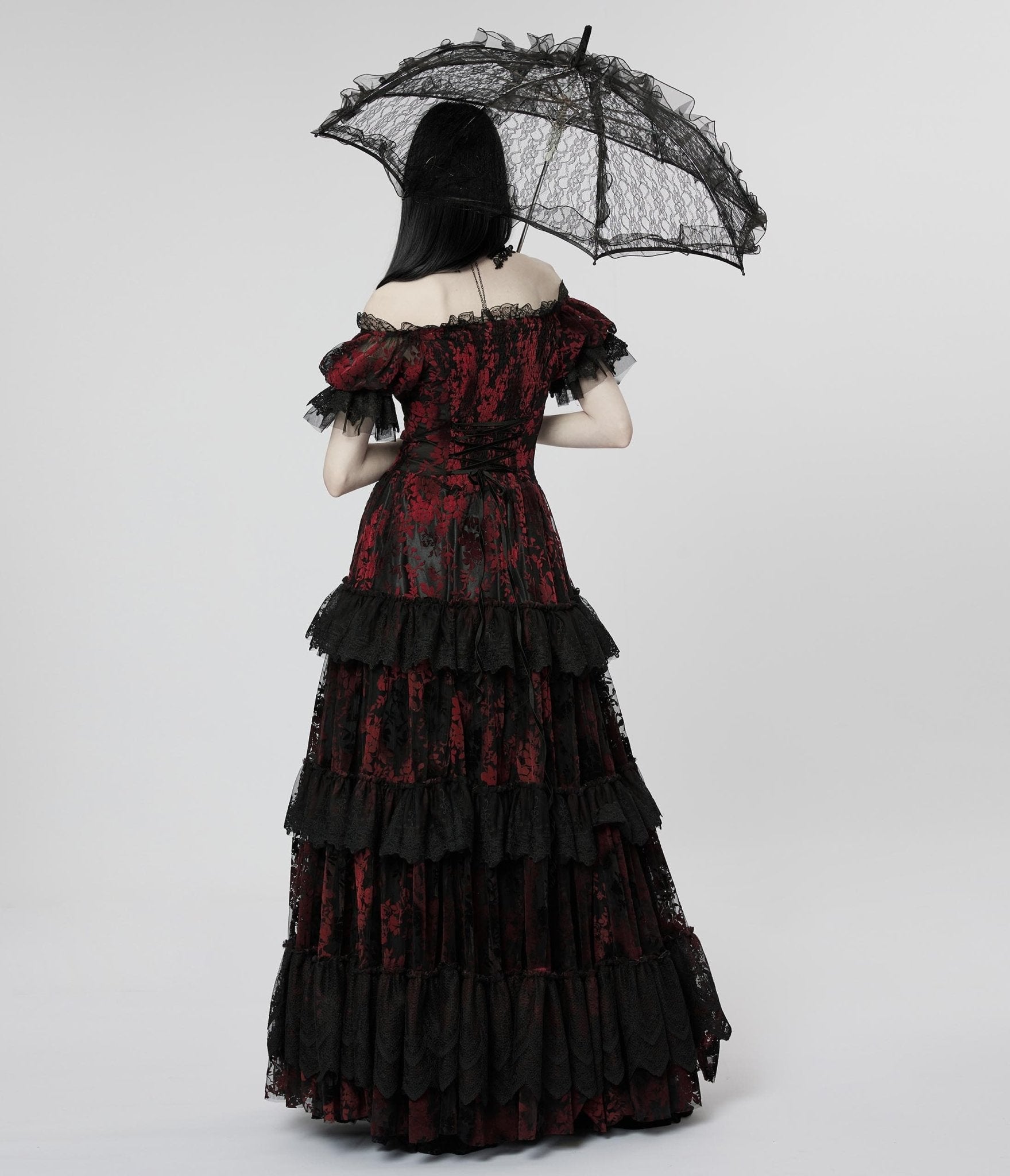 Gothic lace parasol.