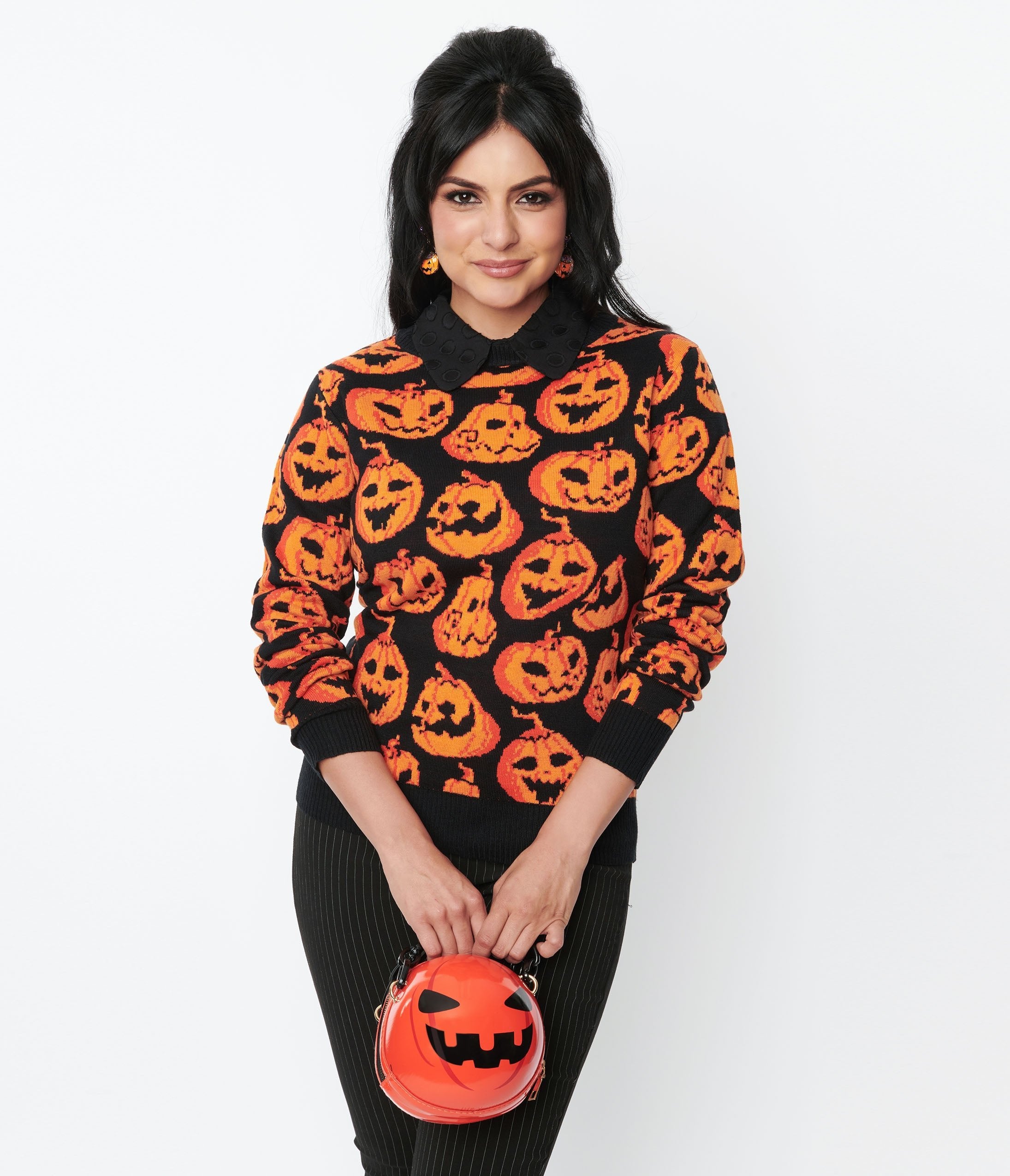 Vintage 2025 pumpkin sweater