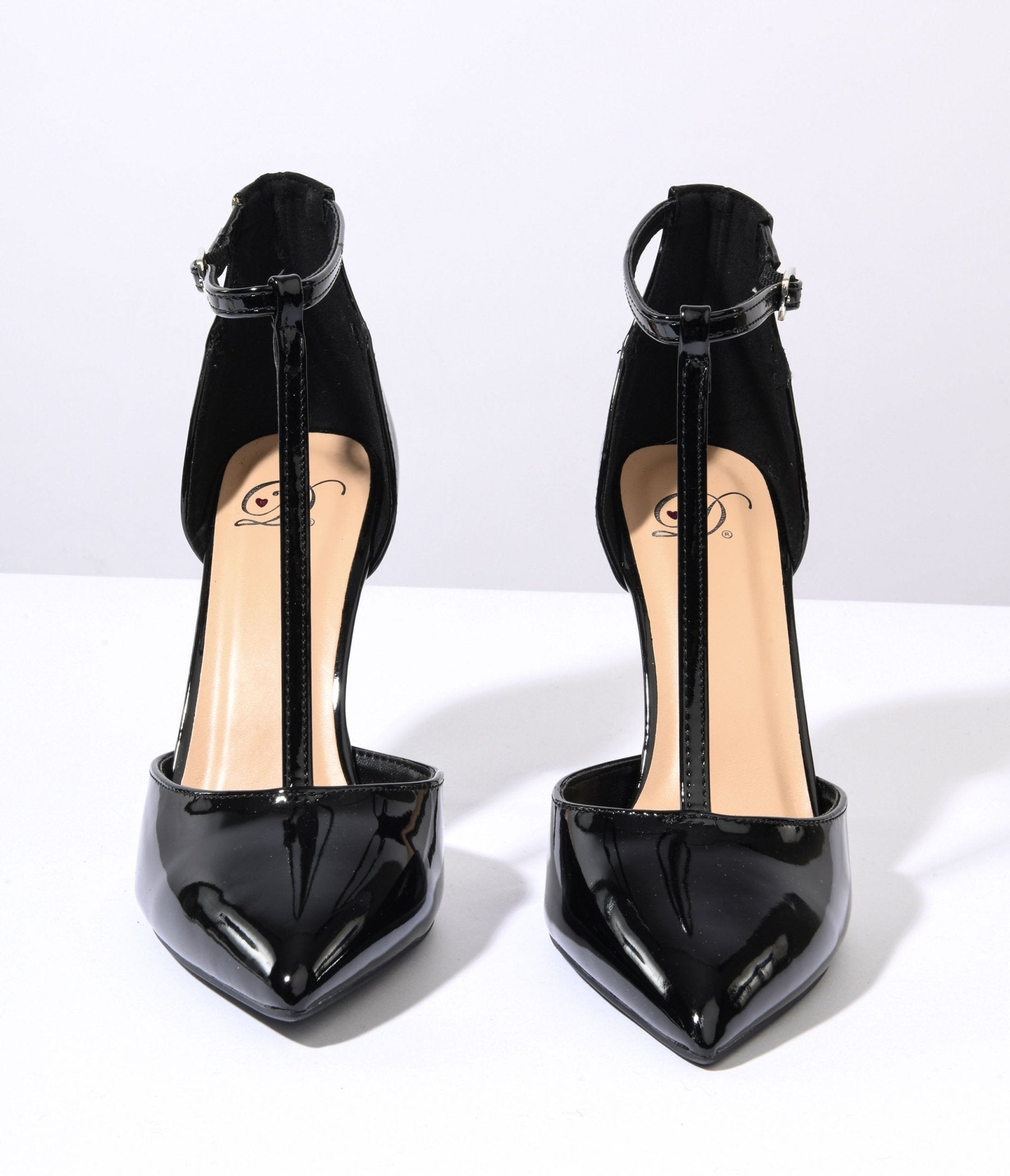 Black Girona Diamante Brooch Heels | SilkFred