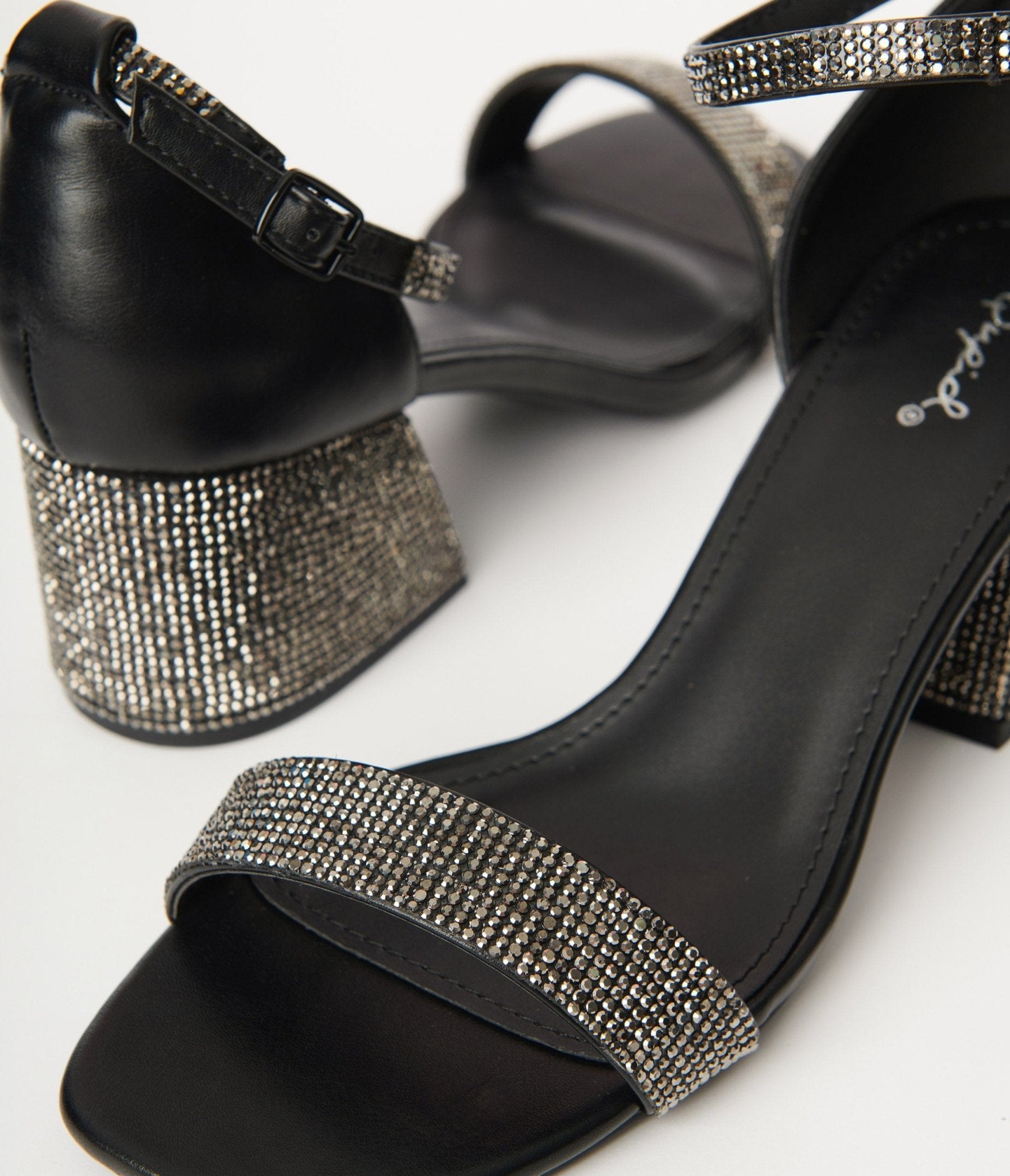 Buy PEWTER Heeled Sandals for Women by MELANGE BY LIFESTYLE Online |  Ajio.com
