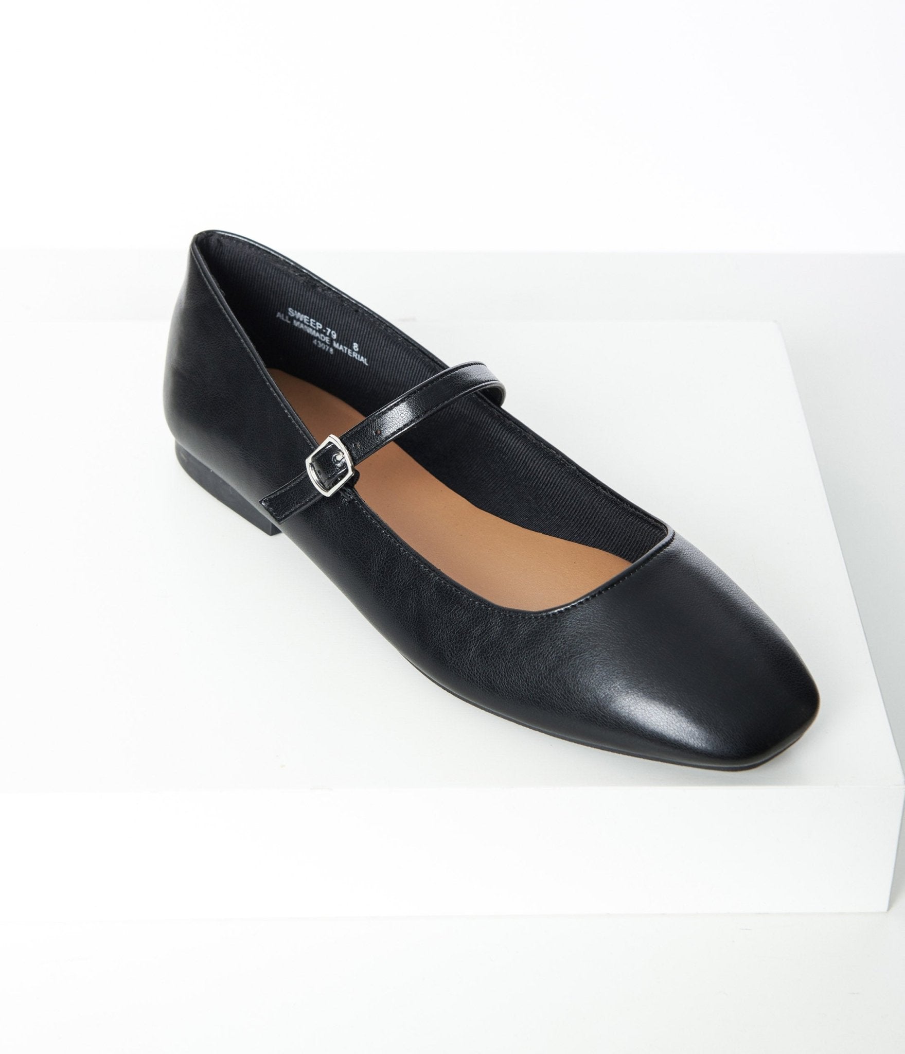 1960s Black Mary Jane Flats – Unique Vintage