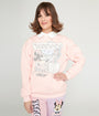 Cakeworthy Pink Minnie Mouse Comic Collared Sweatshirt