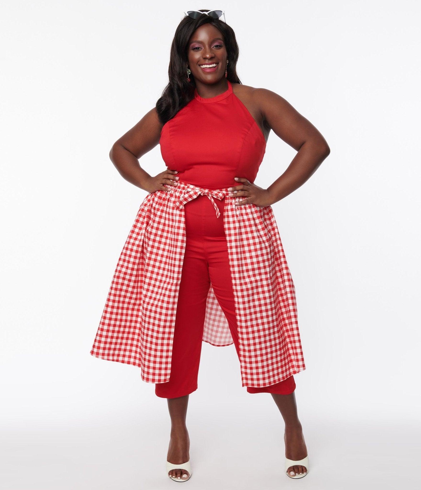 Buy Red High Rise Co-Ord Pants for Women Online