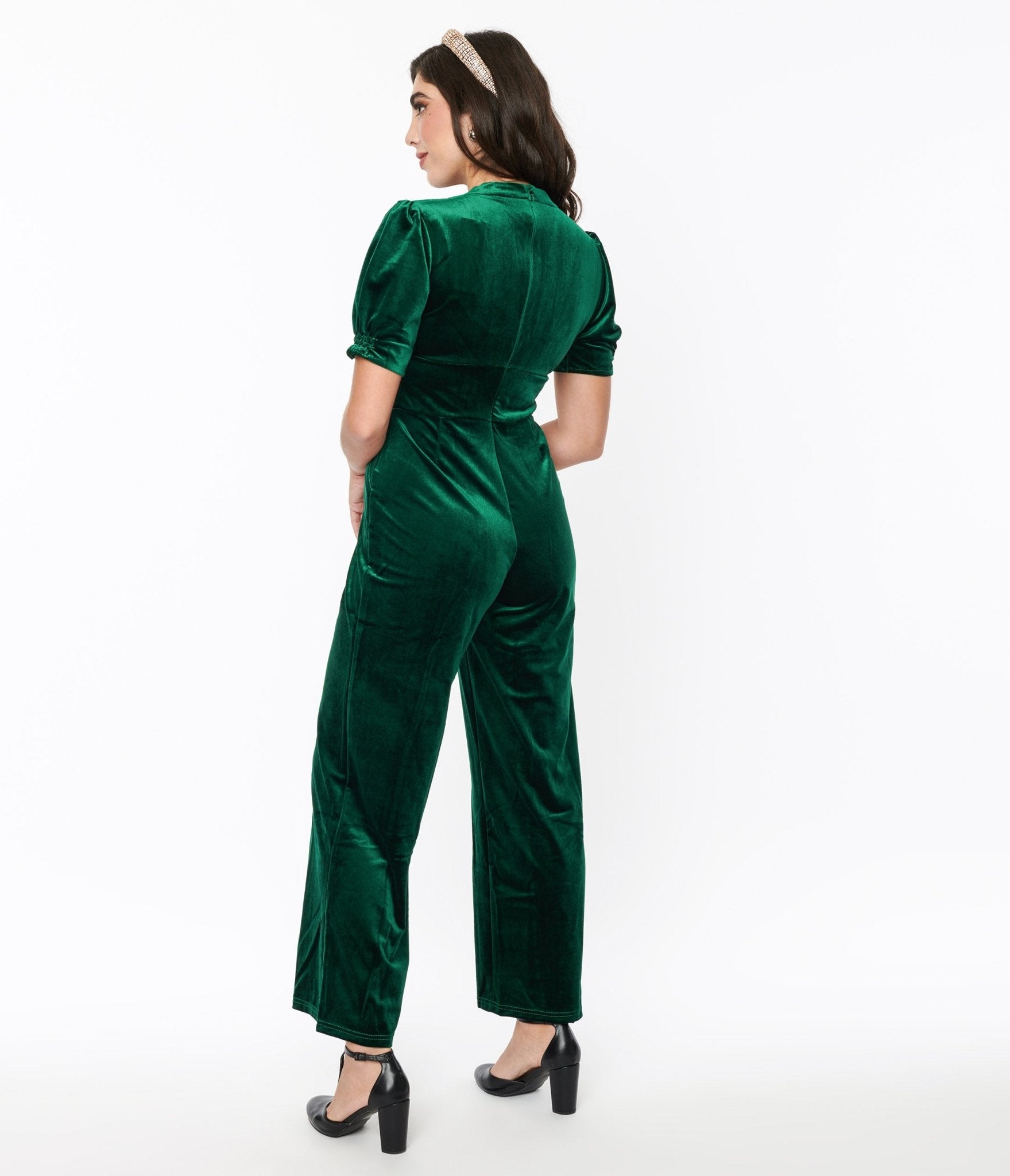 Emerald 2025 velvet jumpsuit