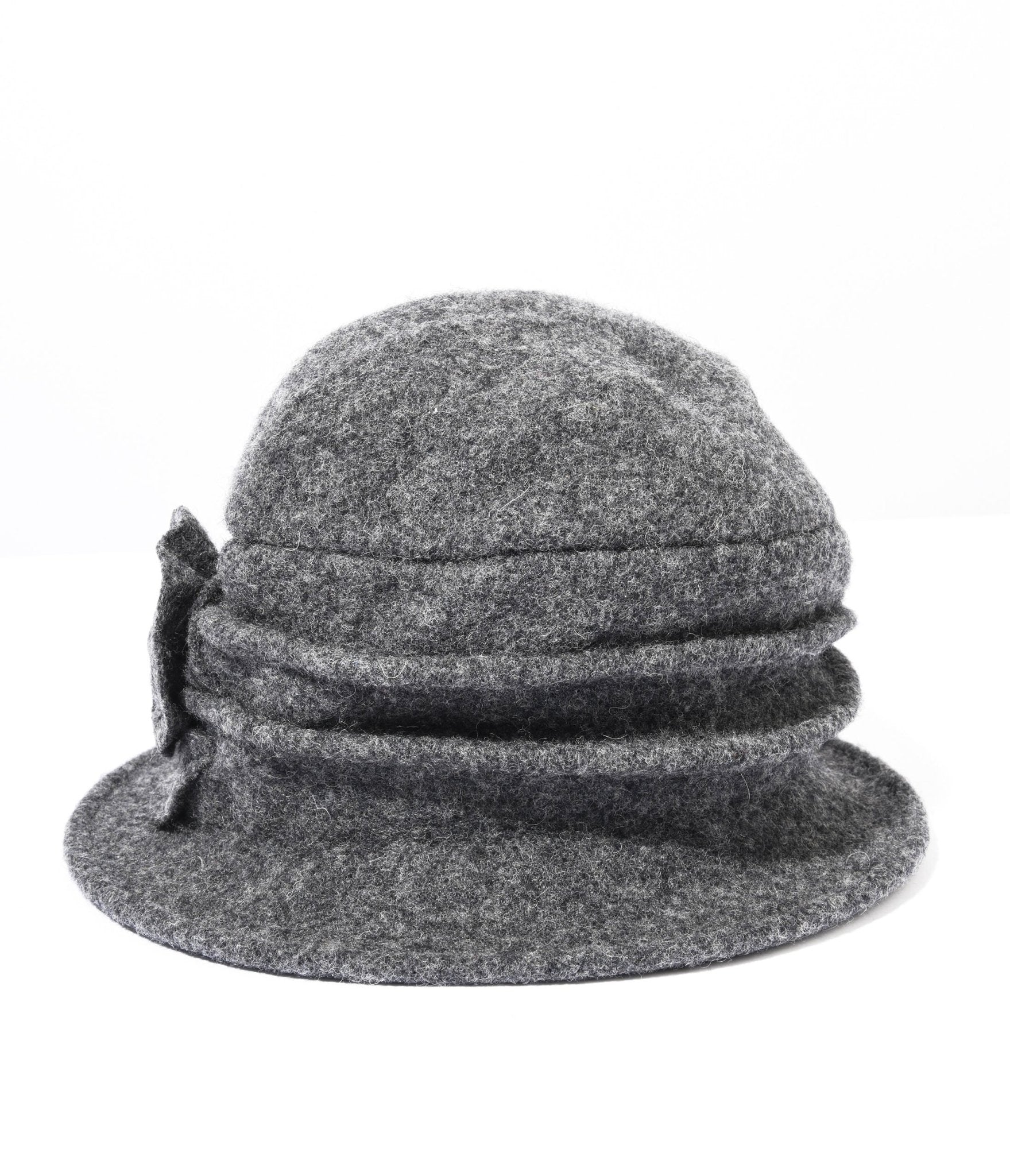 Grey cloche sales hat