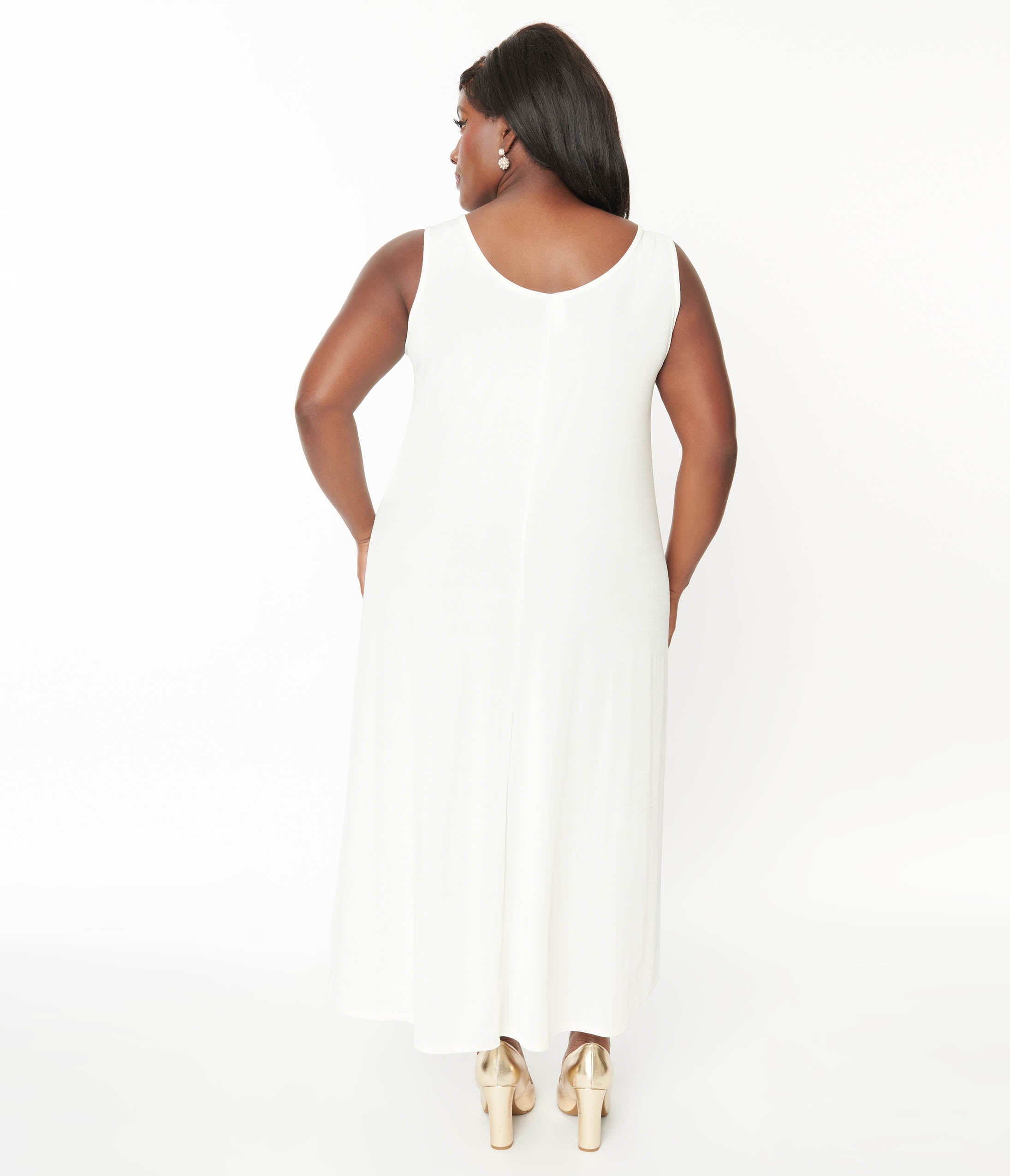 Womens ivory maxi dress sale