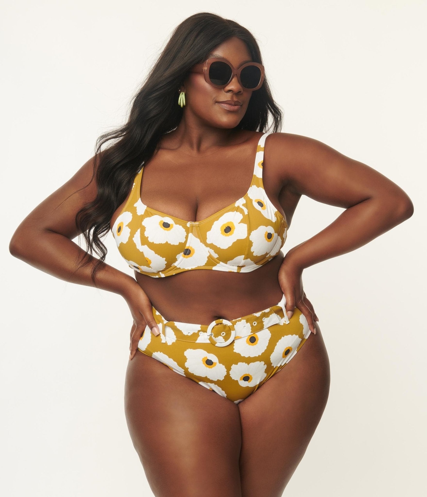 High waisted swimsuit store bottoms plus size