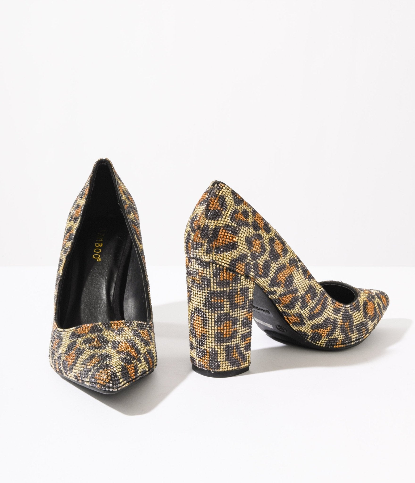 Dian Leopard Appeel - Sustainable Vegan Block Heel Sandals - VEERAH –  VEERAH Designer Vegan Shoes