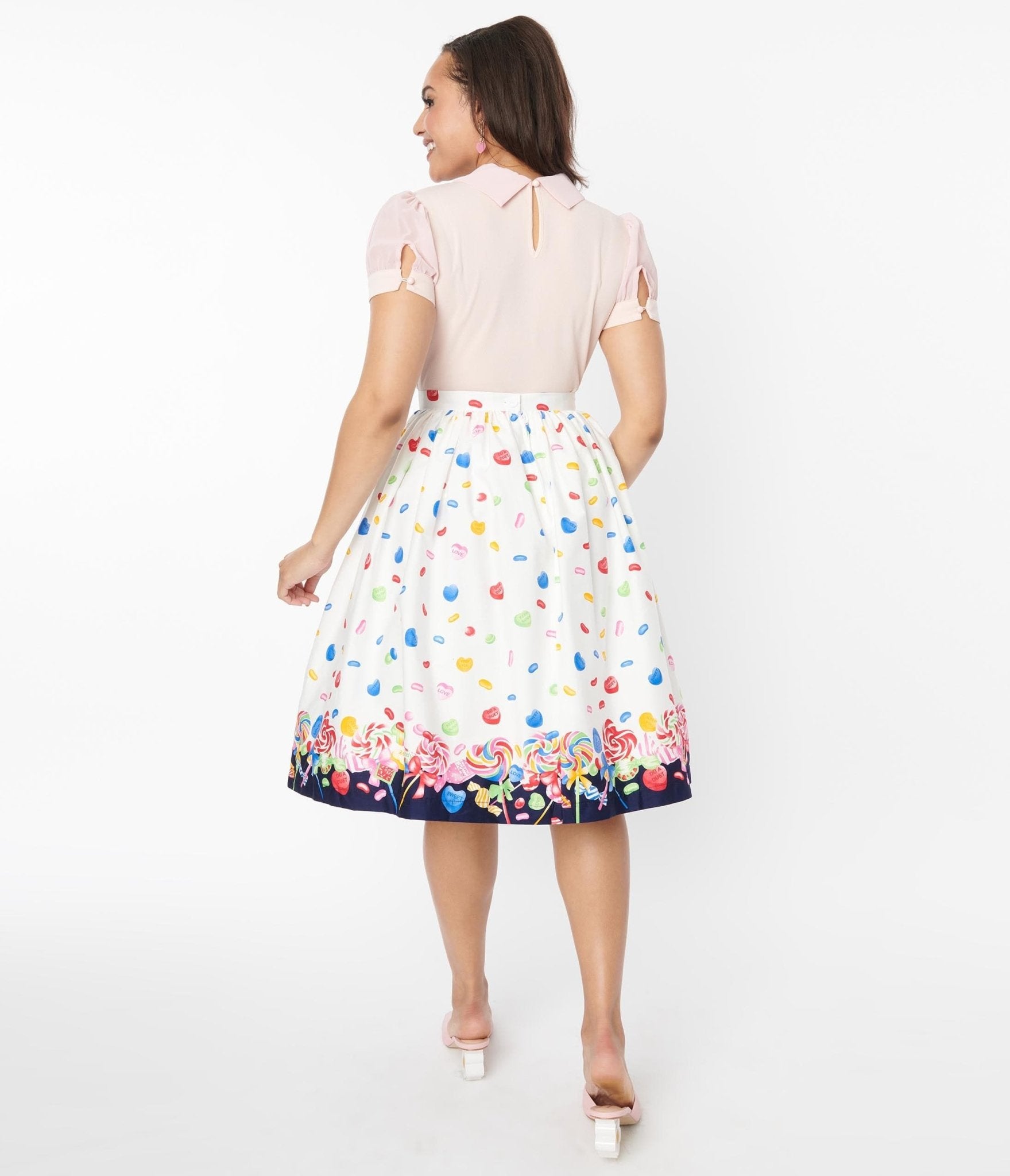 Swing skirt outlet white