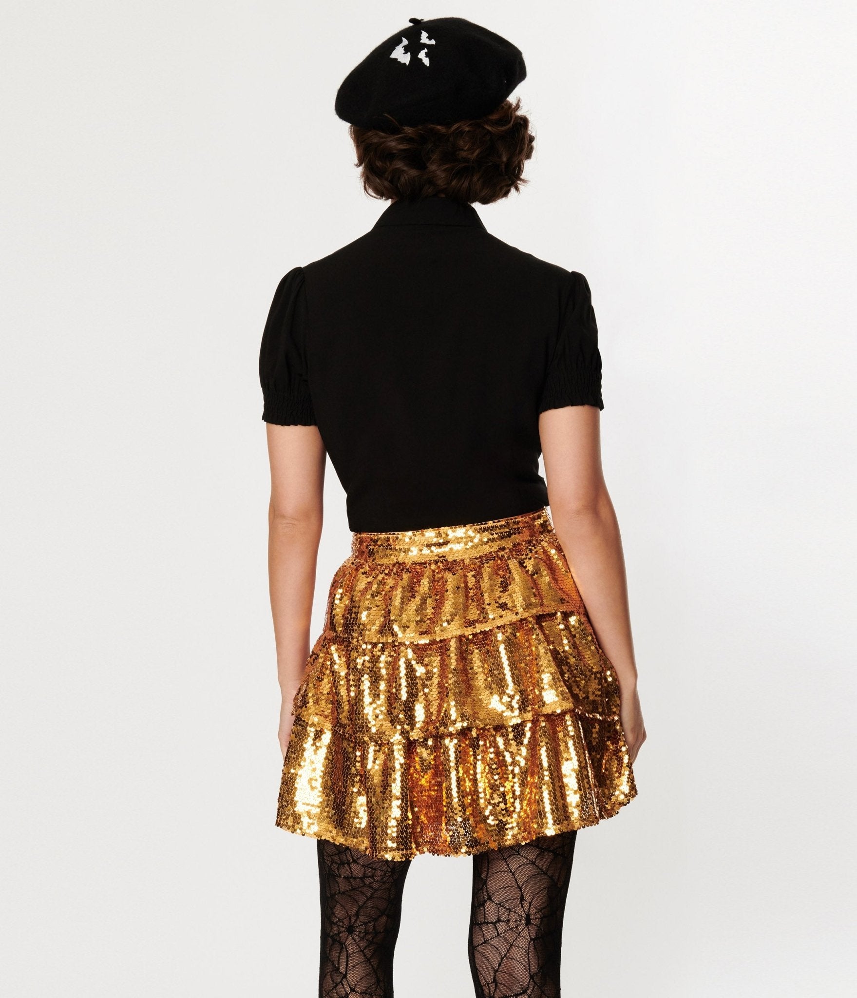 Vintage shop sequin skirt