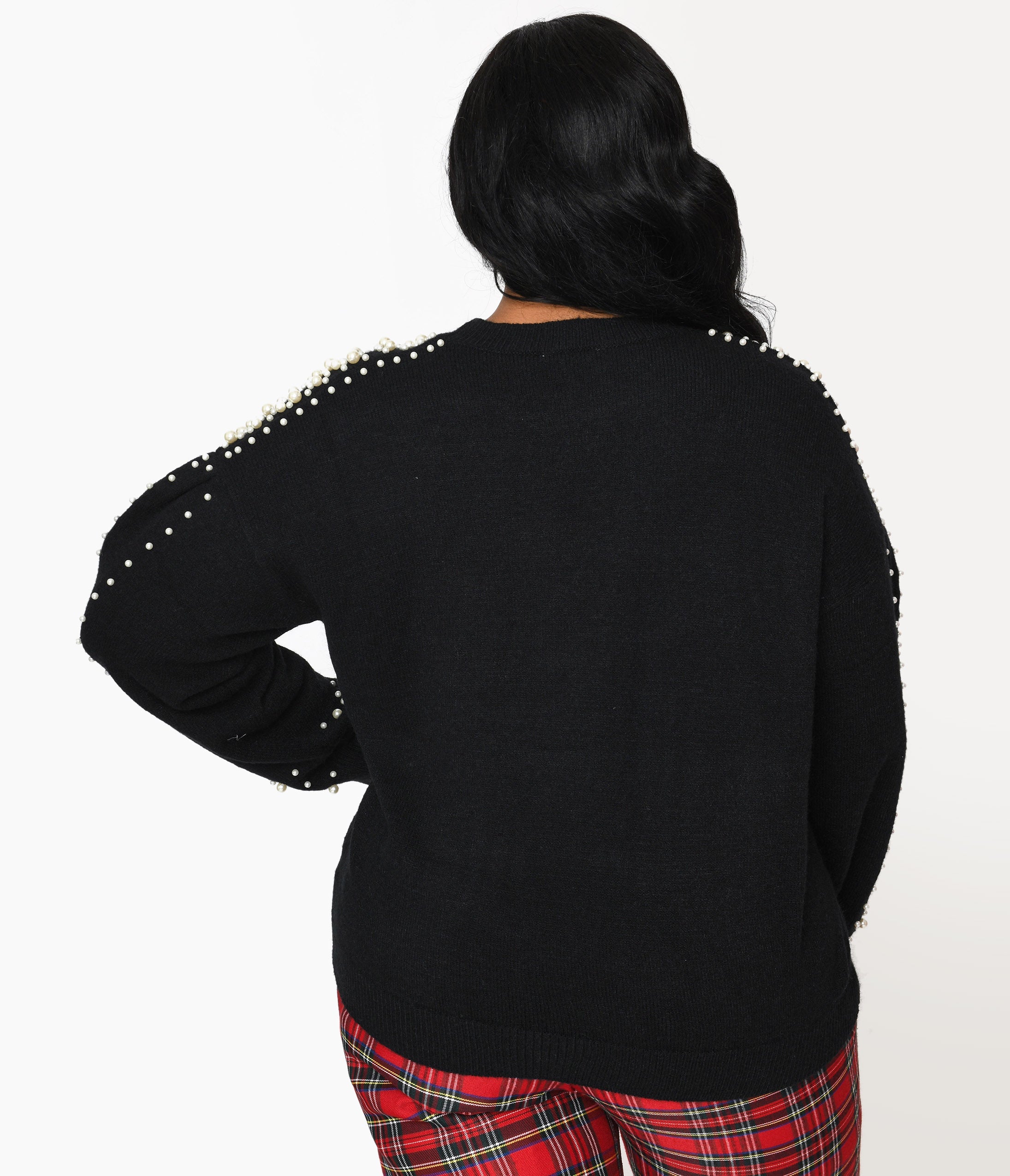 Plus size pearl jumper best sale