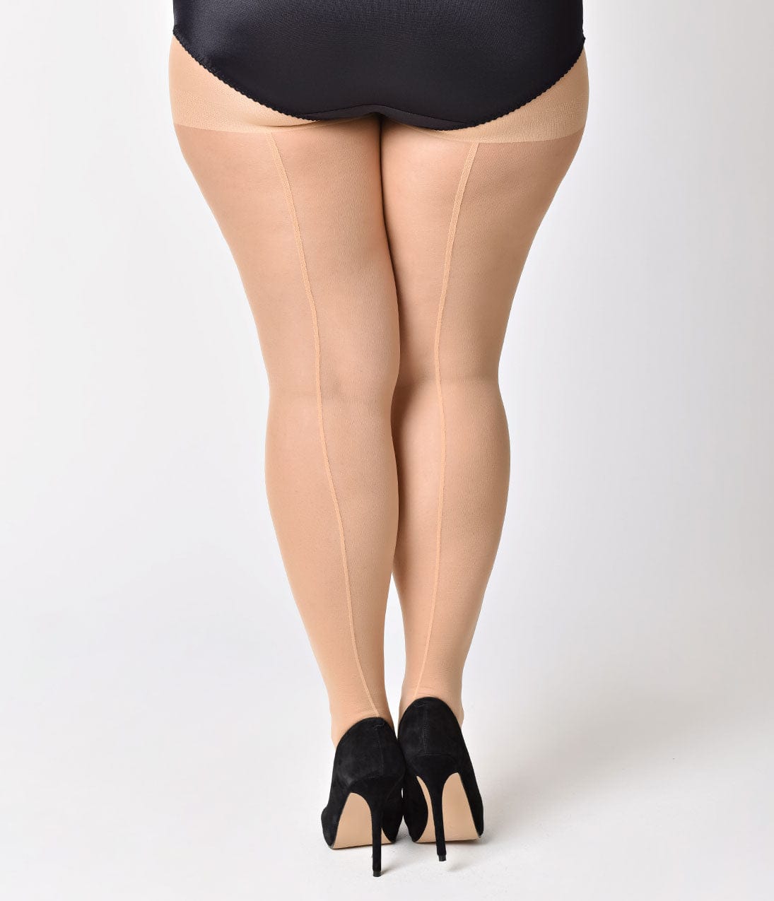 Nude Sheer Backseam Pantyhose – Unique Vintage