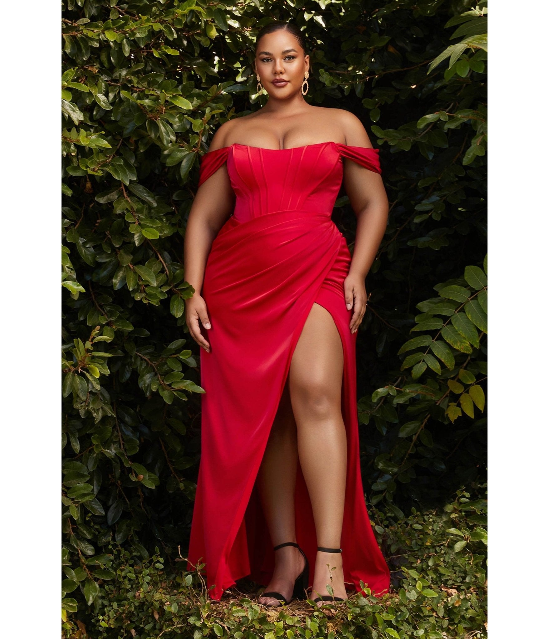  Plus Size Corset Dress Wrap Dress Off Shoulder Wedding Dress  Satin Evening Gown Long Sleeve Long Dress Formal Red Dress Sexy Prime Deals  : Clothing, Shoes & Jewelry
