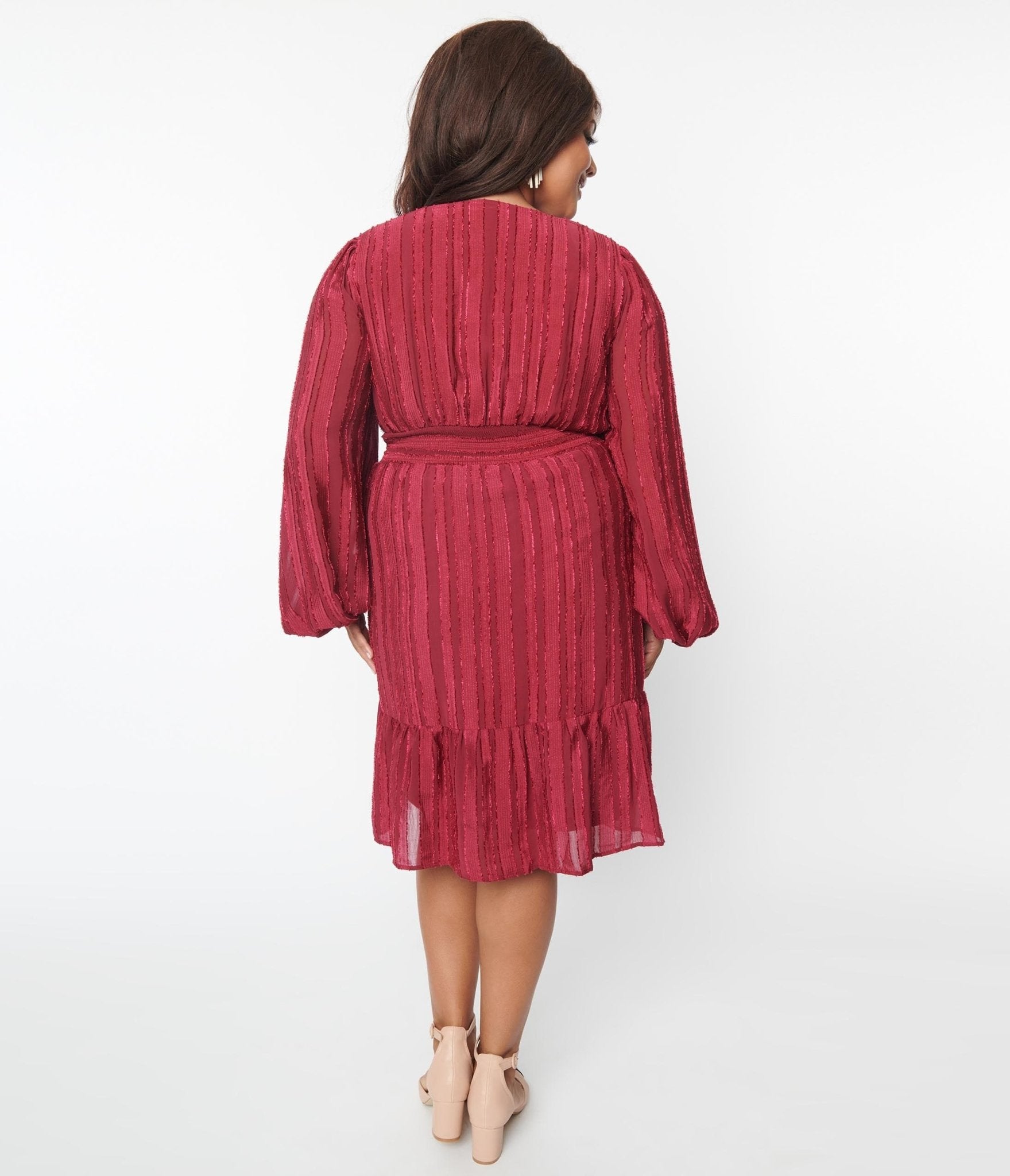 Plus size vintage on sale fit and flare dress