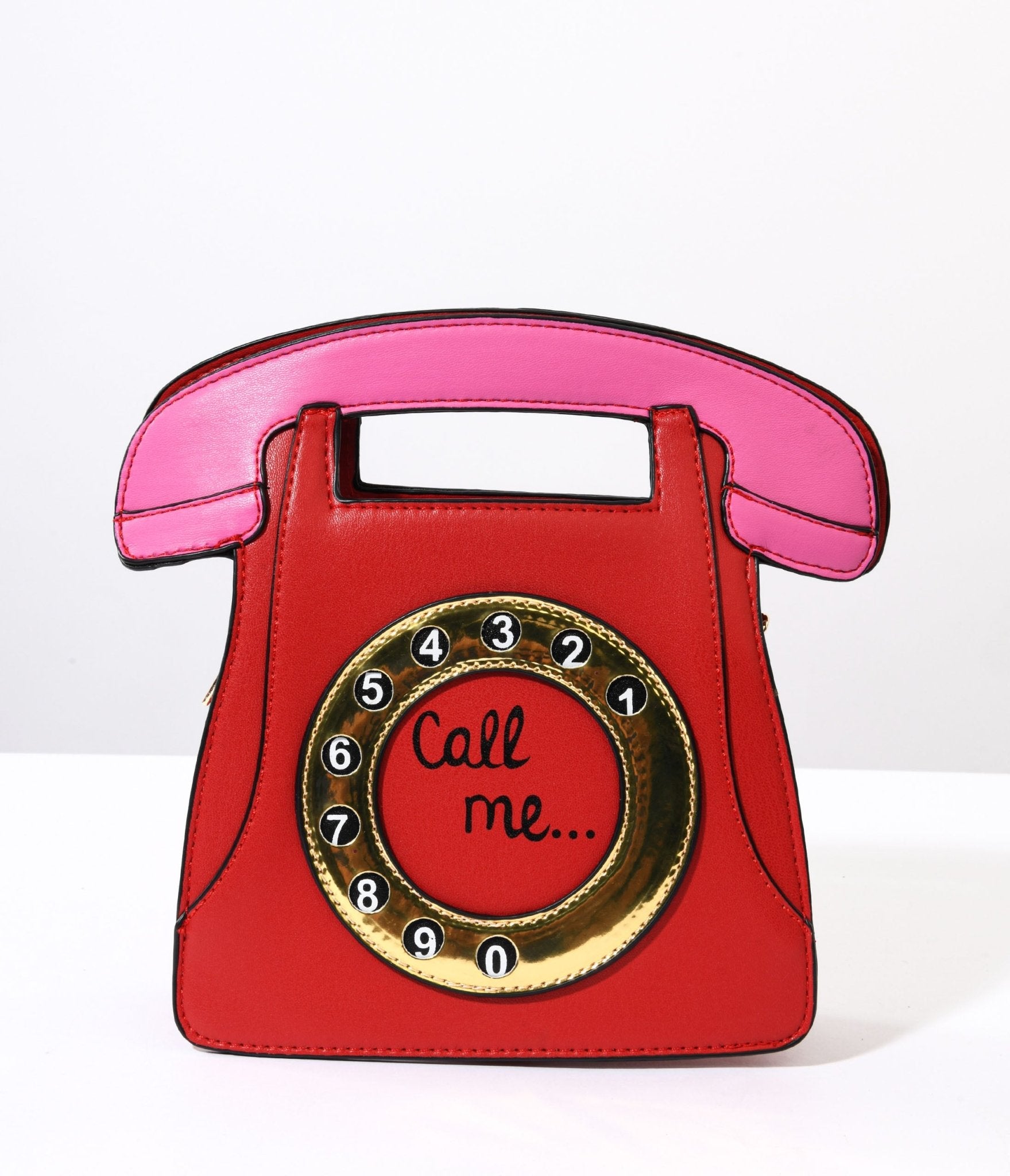 Betsey Johnson CALL ME BABY Hotline TELEPHONE PURSE Hot Pink & Black NWOT |  eBay