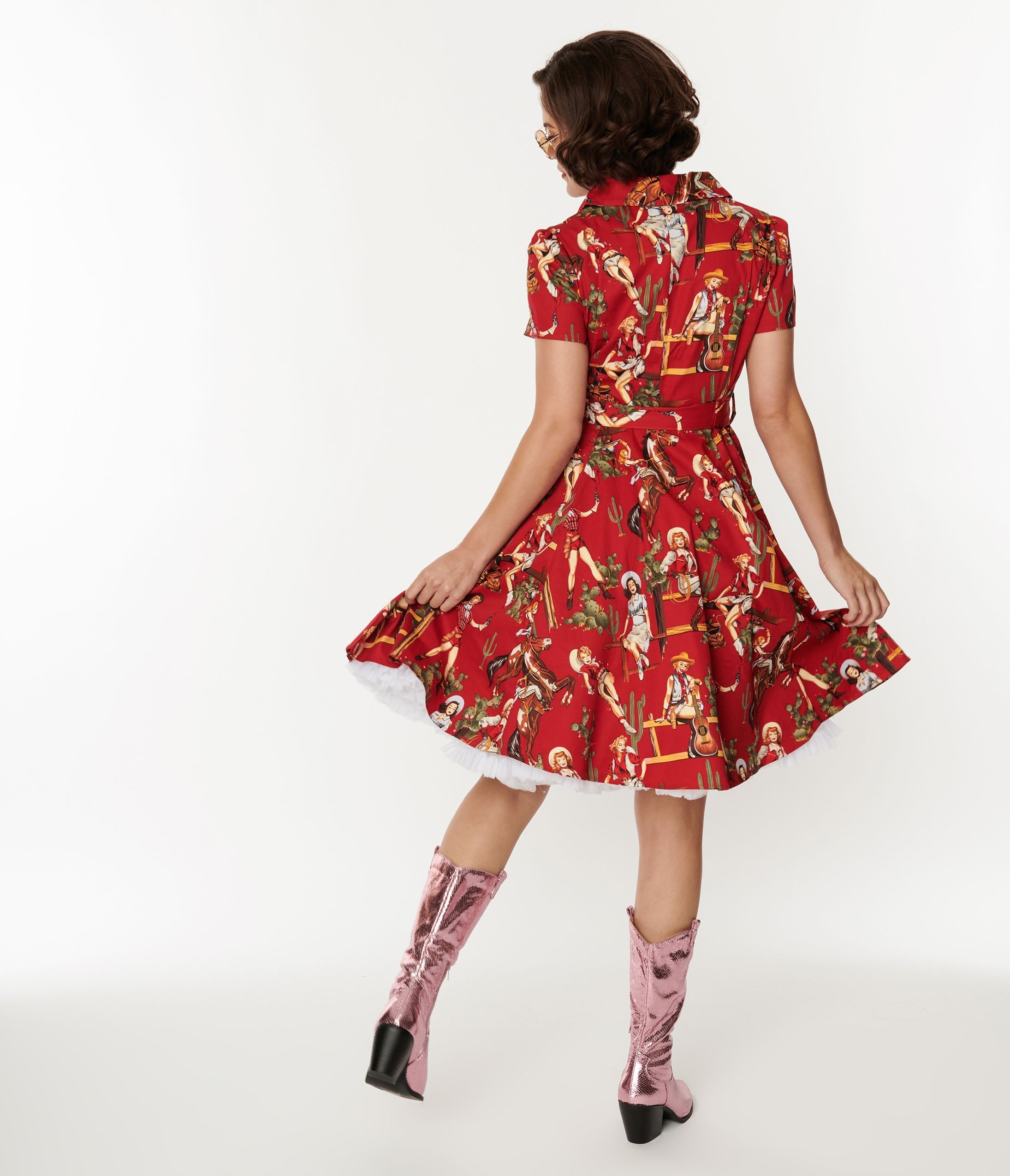 Vintage hot sale cowgirl dresses